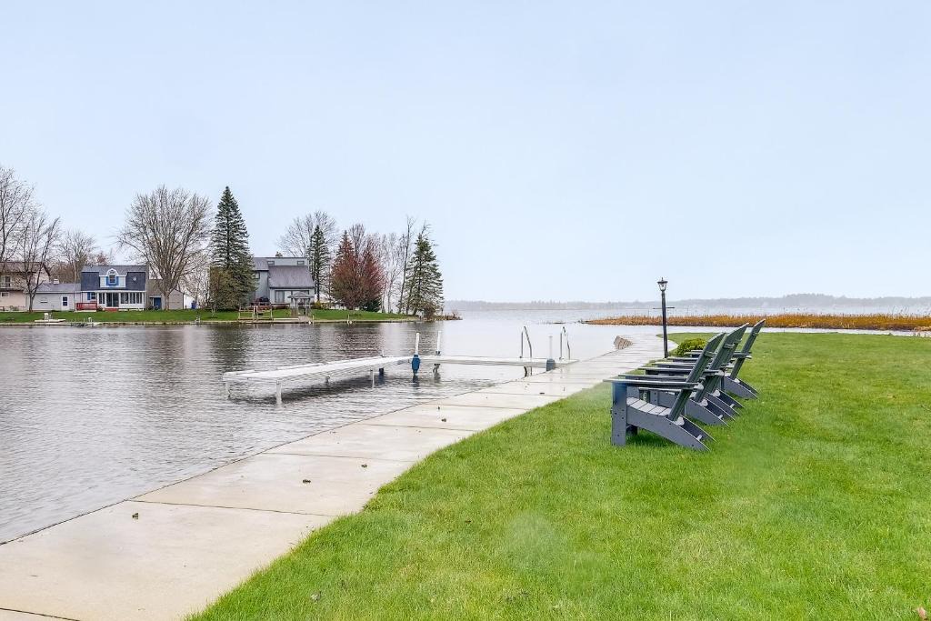 Cadillac House | Cadillac Vacation Rental w/Dock on Lake Mitchell!