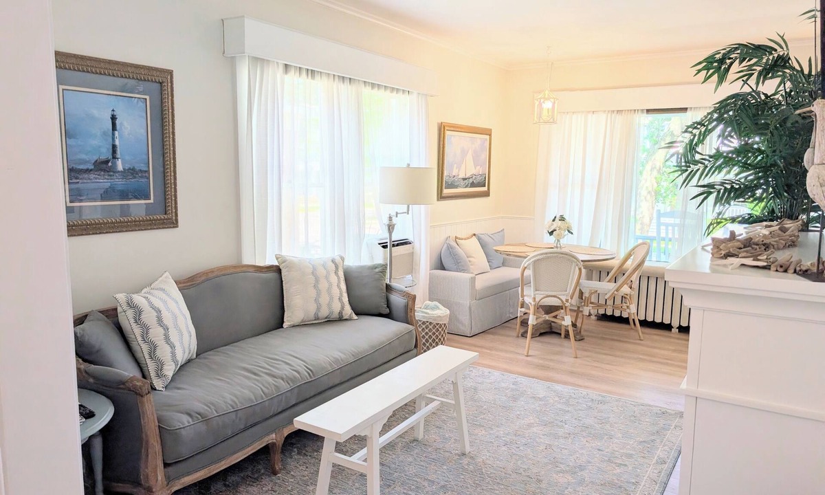 Saint Joseph Apartment | Coastal Haven - Walk to Beach and Dining - 2 bed 1 bath - 30 day minimum stay