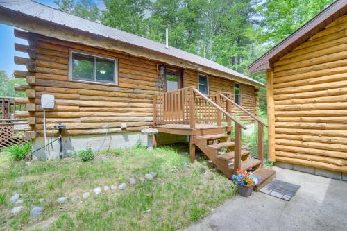 Steuben House | Cozy Manistique Cabin w/Deck, Grill & Fire Pit!