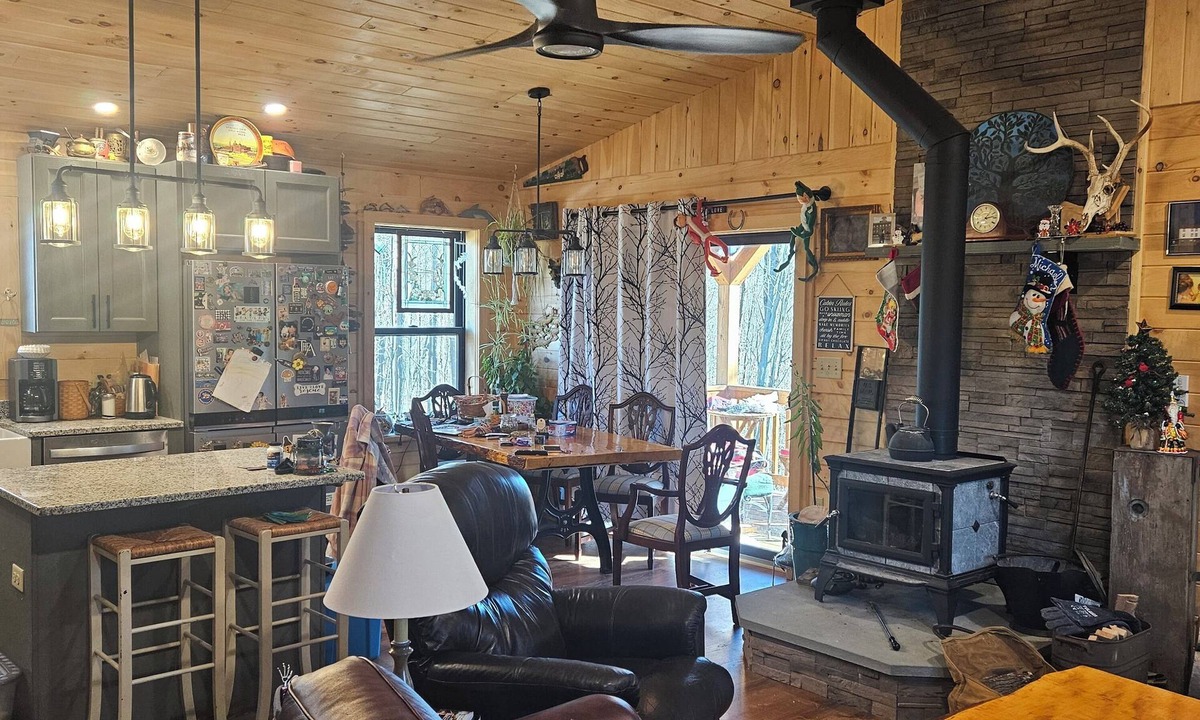 Lakewood Cabin | Cozy Rustic Cabin, 2023 new, Northern Poconos Free air, water, peace and quiet