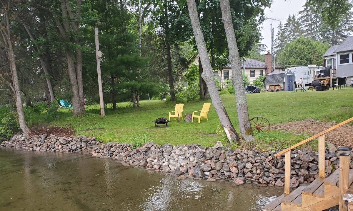 Minden Cottage | Family fun in the heart of Haliburton-safe swimming in your backyard.