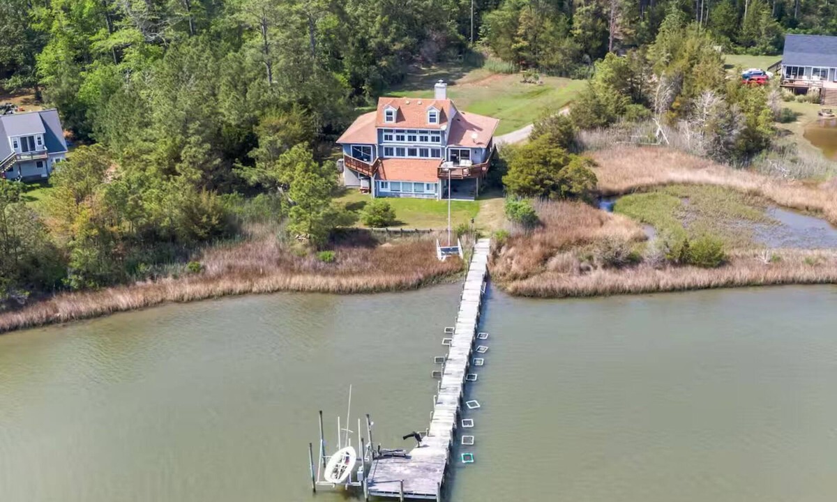 Onemo House | Fresh upgrades, same amazing waterfront view! Private dock, fun & spacious home.