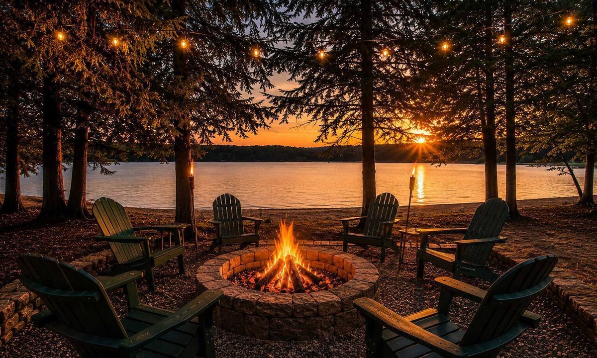Levering Cabin | Lakefront Cabin for 4 | Private Beach, Kayaks & Fire Pit
