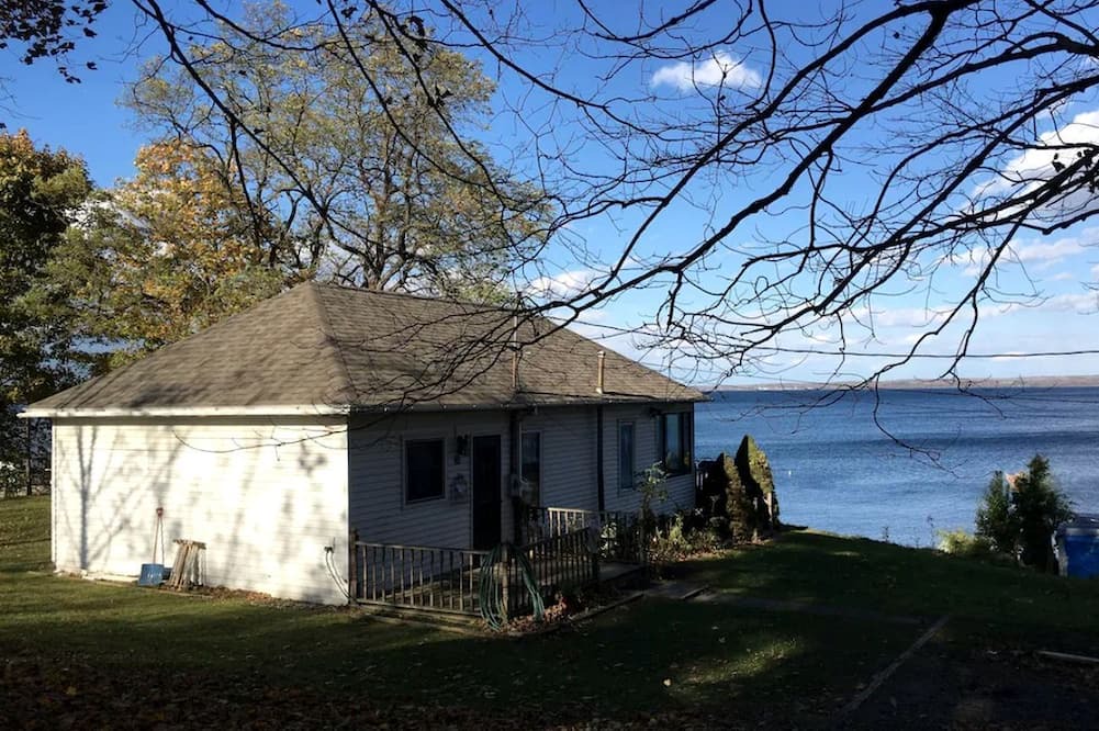 Dresden Cottage | Lakefront Cottage with Cozy Interior and Jacuzzi in Dresden, New York