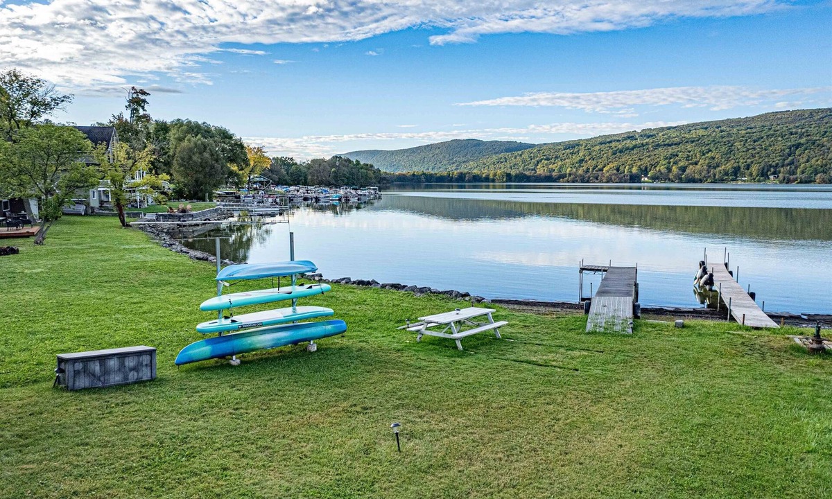 Marietta House | Lakeside Home w Pool, Theater, Fenced Yard, Arcades
