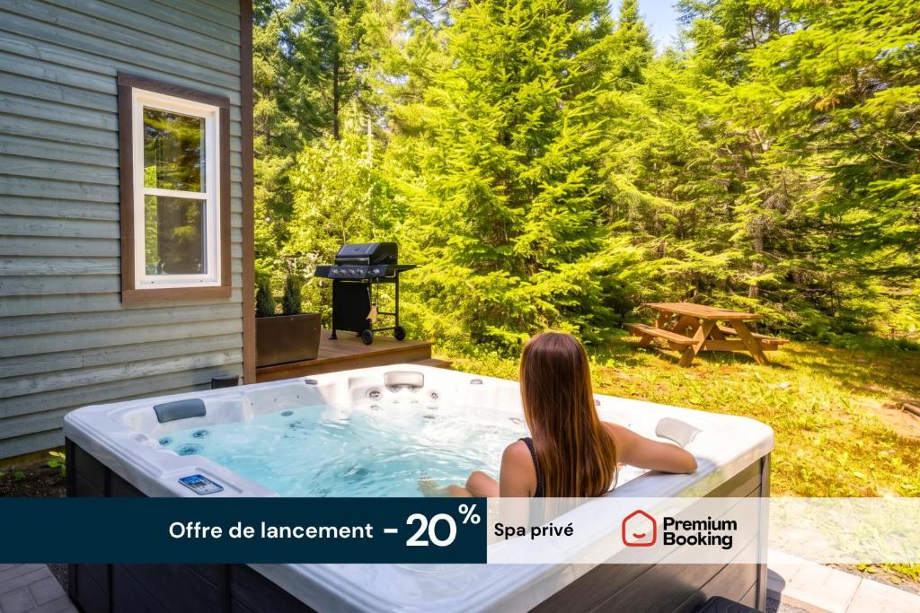 Shannon Ski Chalet | Le Floréa with Private Spa, BBQ & Garden, Games, Nature & Relax