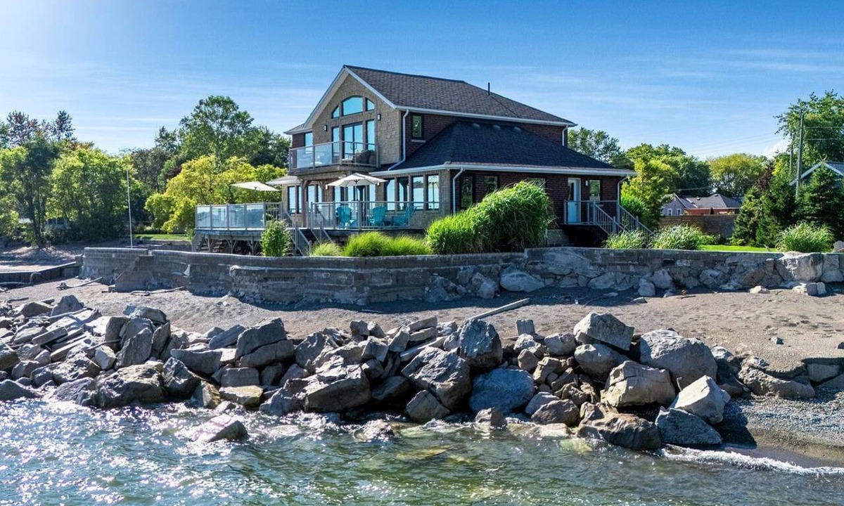 Wheatley House | Luxury Waterfront Estate with Beach Access and Expansive Grounds in Ontario, Canada