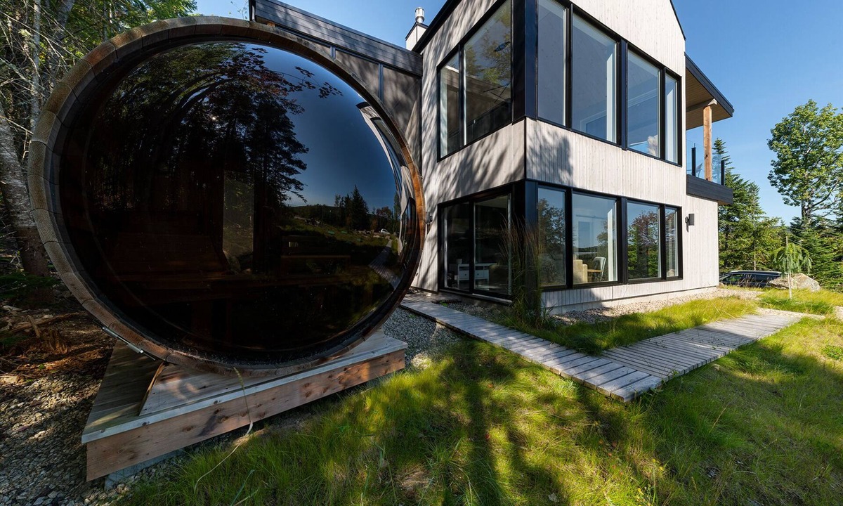 Les Eboulements Ski Chalet | Residence with a delicious change of scenery