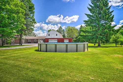 Montour Falls House | Roomy Montour Falls Retreat w/Private Pool!