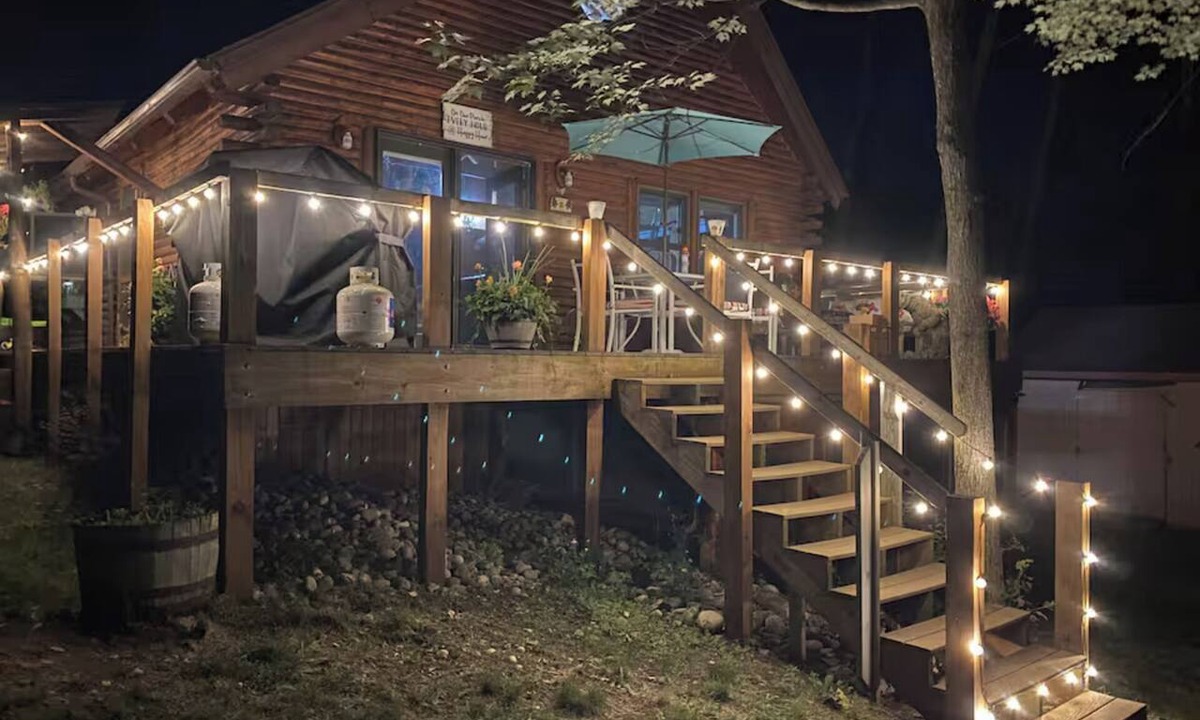 Moorestown Cabin | Secluded Riverfront Log Cabin | Fireplace, Firepit, Wraparound Deck, ORV Trails