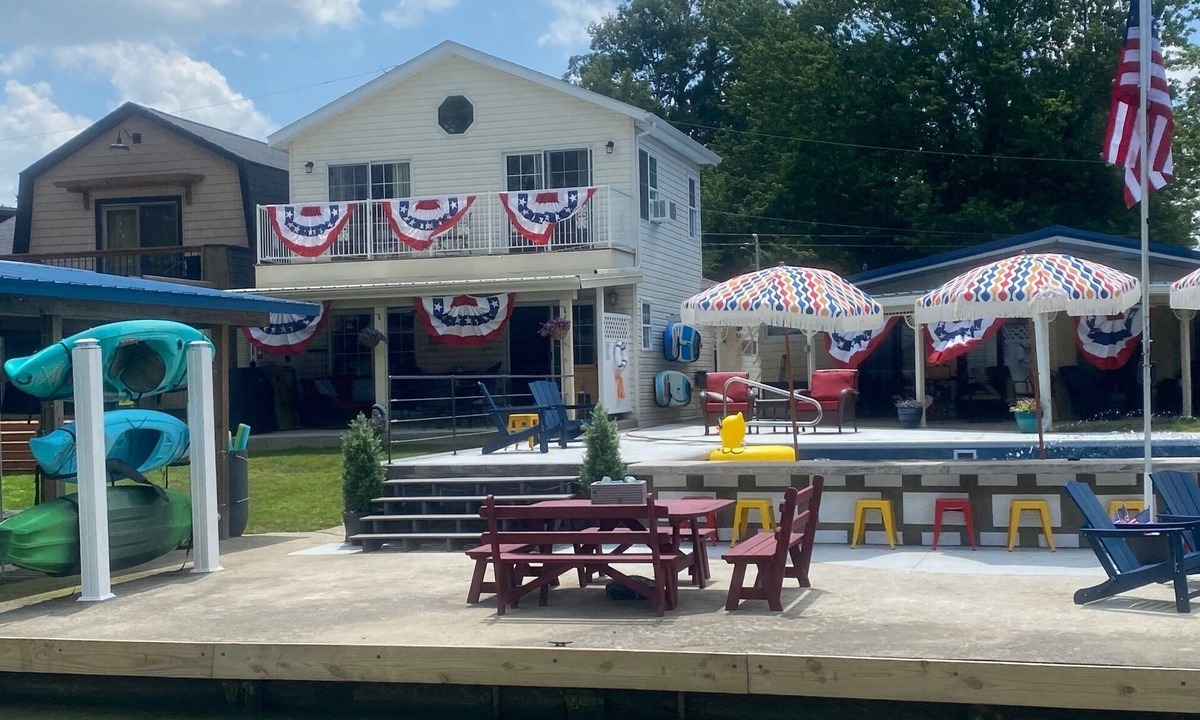 Saint Johns House | Sunset Hideaway - Lakefront Escape with Private Pool, Dock space & Sunset Views