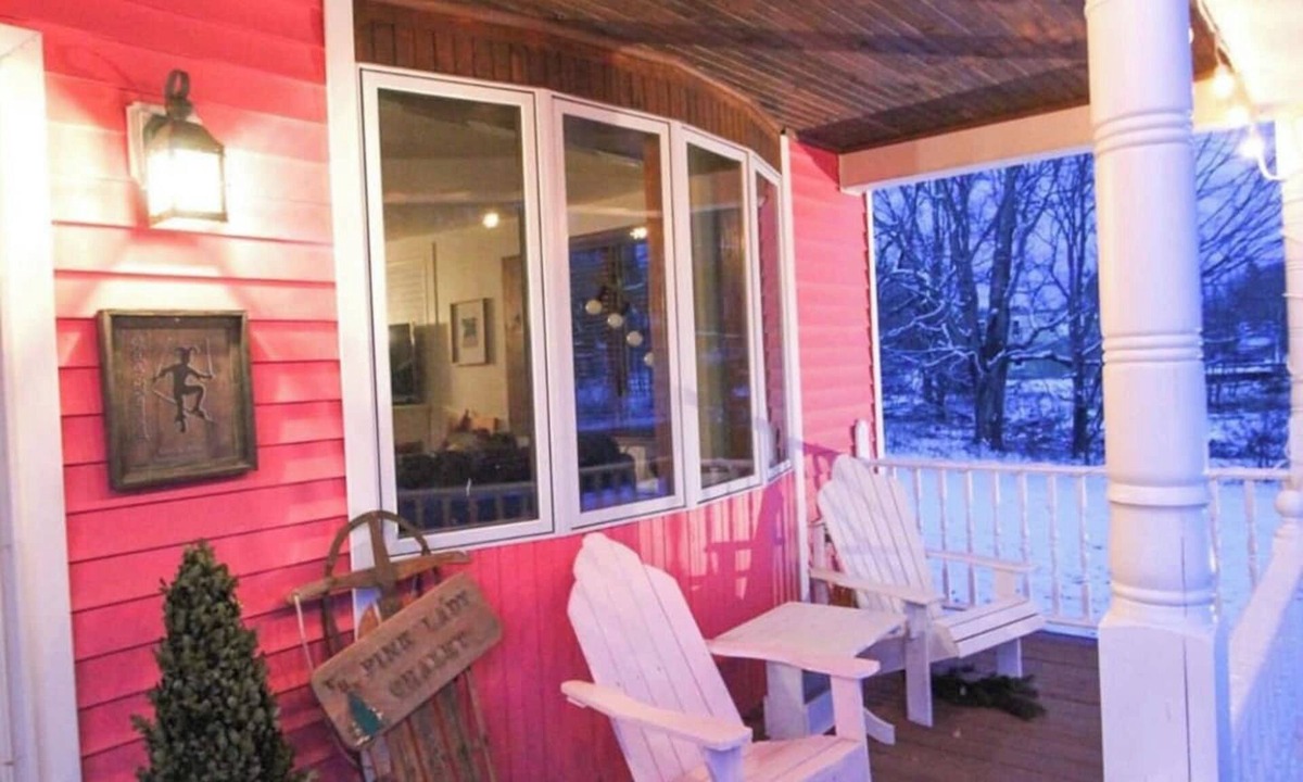 Ellicottville Ski Chalet | Welcome to the EVL Pink Snow Palace!