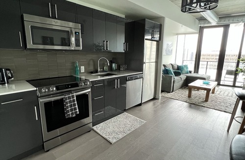 Downtown Winnipeg Apartment | 2 bed downtown across jets arena king bed wifi