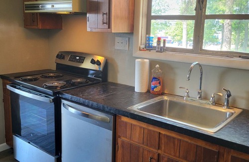 Vestal House | 2-bed historic Lustron home newly remodeled, modern interior. Nearby shopping!
