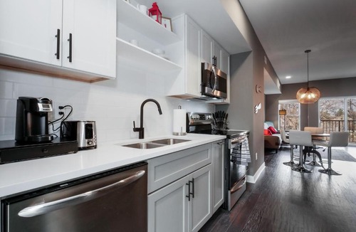 Ohio City Apartment | 2 Bedroom Luxury Condo 10 Minutes from First Energy Stadium A3