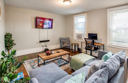 Downtown Rochester Apartment | 3BR Home with In-Unit Laundry Parking and Sound Bar
