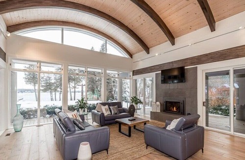 Ramara House | BC inspired home situated in cottage country property on Lake Simcoe
