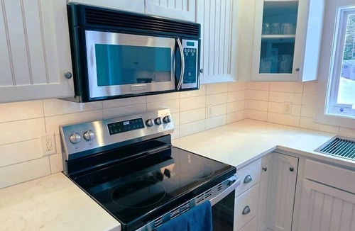 St Ignace Cottage | Beautiful Lakefront Cottage with Fire Pit in St. Ignace, Michigan