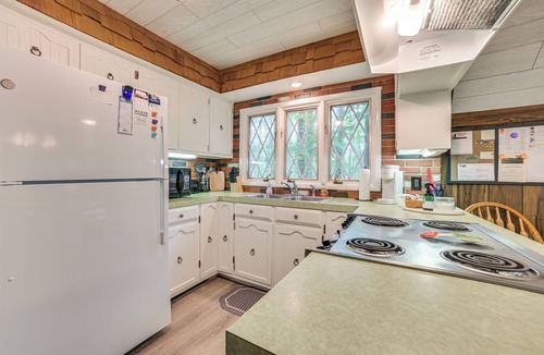 Mancelona Cabin | Cabin near Lake w/Deck, Fire Pit & Grill!