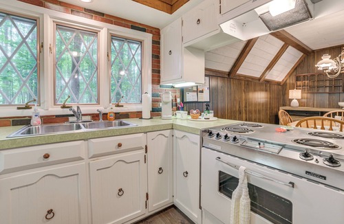 Mancelona Cabin | Cabin near Lake w/Deck, Fire Pit & Grill!