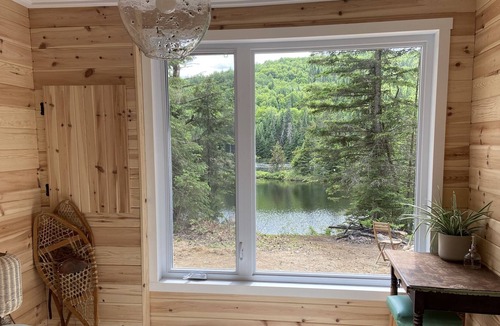 Notre-Dame-de-la-Merci Ski Chalet | Chalet Chaleureux au Bord du lac et ski à 5 min Saint-donat