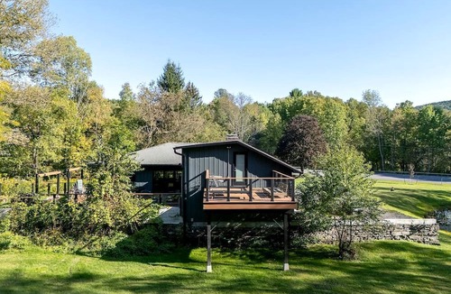 East Meredith House | Charming Pet-Friendly Getaway with Deck & Nature Views in East Meredith, New York
