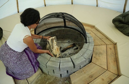 Markdale RV Rental | Chief Joseph, Large Tipi with central firepit