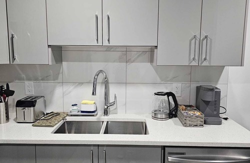 Southwest Edmonton House | Contemporary Two Bedroom Basement Suite.