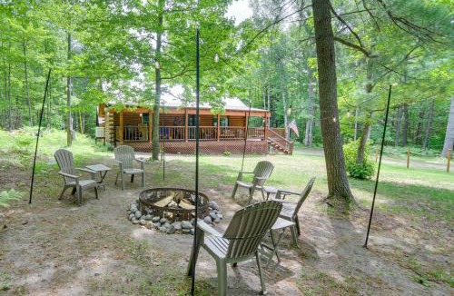 Steuben House | Cozy Manistique Cabin w/Deck, Grill & Fire Pit!