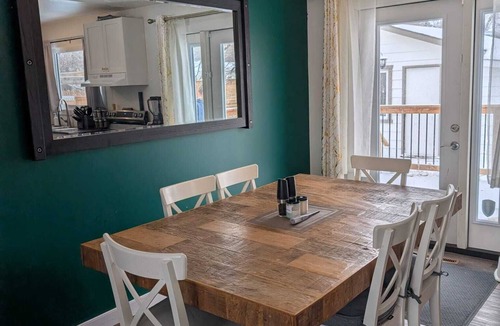 Camrose House | Cozy Modern Farmhouse, Steps from Mirror Lake!