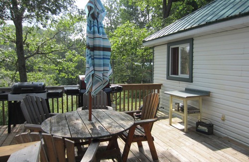 Foxboro Cottage | Cozy, peaceful cottage on quiet lake. Relax and unwind with a 180 lake view.