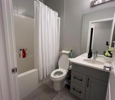 Southeast Edmonton Apartment | Cozy private Bedroom with a full bathroom and kitchenette