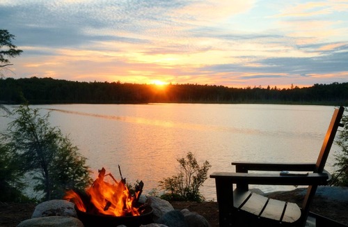 Kirkfield RV Rental | Cress Tent | Canvas Tent with Lake Access