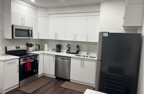 West Edmonton Apartment | Designed to feel like home, not just a place to sleep. Enjoy modern furnishings,