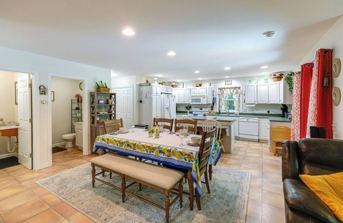 Lincoln House | Dock & Gym! Lakefront Family Retreat in Lincoln
