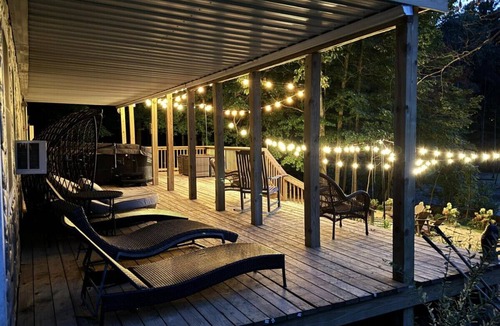 Lake Michigan Beach House | Emerald Shores - walk to beach, hot tub, pets