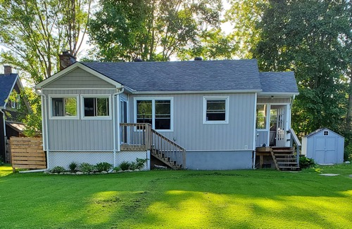 Minden Cottage | Family fun in the heart of Haliburton-safe swimming in your backyard.