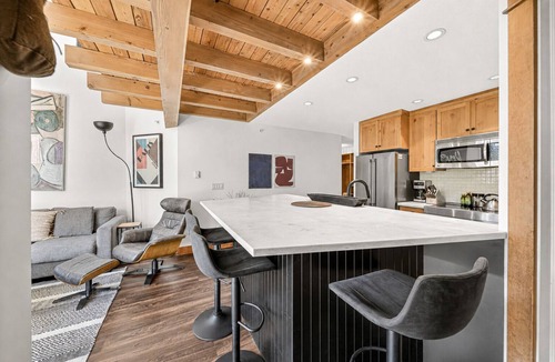 Fernie Condo | Fully Renovated Penthouse Loft w/Bike Storage and Central Air Conditioning