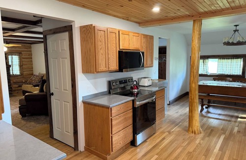 Tupper Lake Cabin | Fully Restored 3-bedroom log cabin in Tupper Lake perfect for relaxing stays.