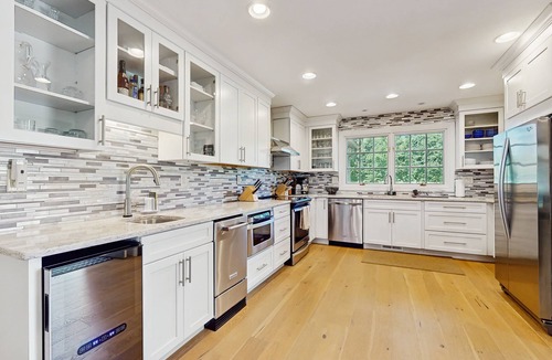 Benton Harbor Cottage | Golf Front Home with Course View, WiFi, Patio & Grill