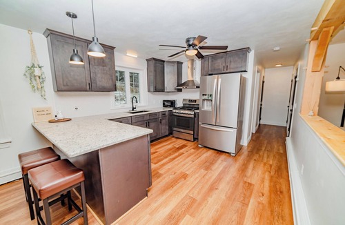 Ouaquaga House | Hillside Haven with Pool Table, King Bed, Outdoor Firepit and Great Views!