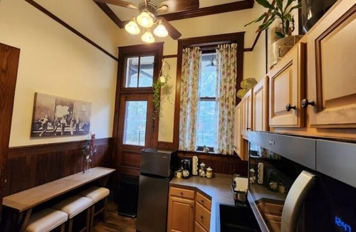 Town of Concord Apartment | Historic Springville Train Station 2-Bedroom Hotel Apartment With Private Patio