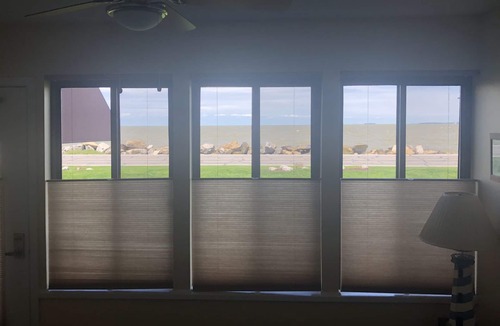 Port Clinton Condo | Lake views from patio! Walk to Jet Express/Docks Beach House/Downtown 1st Floor!