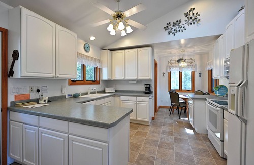 Cable House | Lakefront Cabin with Sandy Shoreline | ATV & Snowmobile Trails | Dogs OK