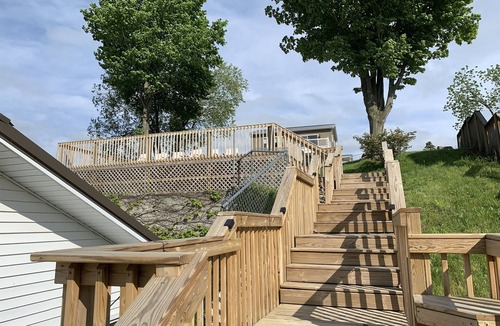 Chippewa Lake Cottage | Lakefront Cottage | Huge Deck, Fire, Kayaks & Dock
