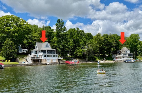 Geneseo House | Lakefront Estate | Pool, Hot Tub, Game Barn | Sleeps 16+