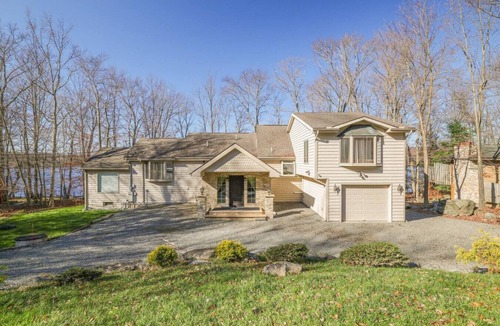 Gouldsboro House | Lakefront Mansion w/Hottub, Firepit, Ping Pong!