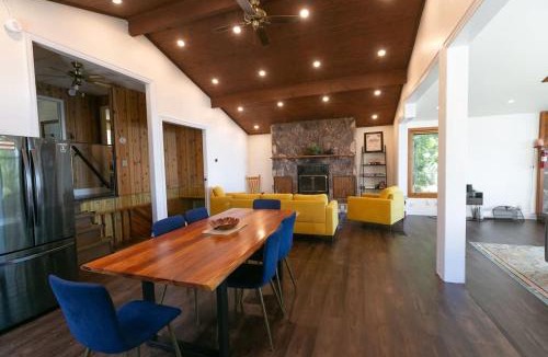 Carden House | Lakefront Retreat with Gazebo Fire Table & Fishing