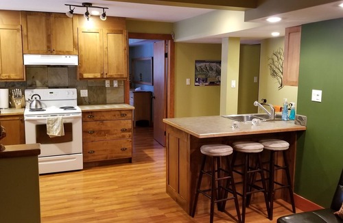 Fernie Apartment | Large Base Suite-Private Entrance & Patio- XL Yard