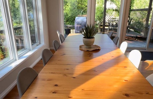 Saint-Jean-de-Matha House | Le Chalet Vert - Waterfront navigable (kayak, paddle board) spa activities